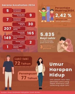 Sarana Kesehatan Kabupaten Tanah Bumbu Tahun 2024